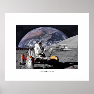 Póster Houston Lo Encontramos