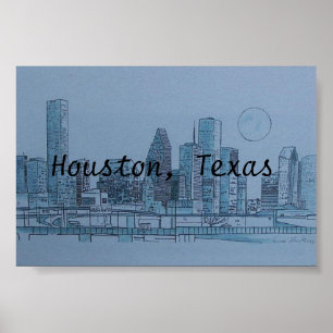 Póster houston Texas