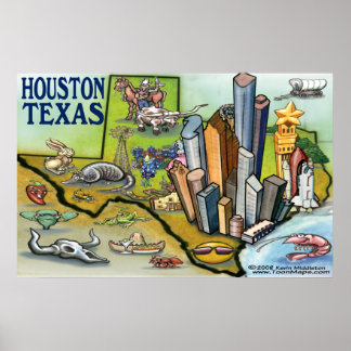 Póster Houston Texas