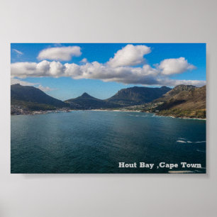 Póster Hout Bay. Ciudad del Cabo