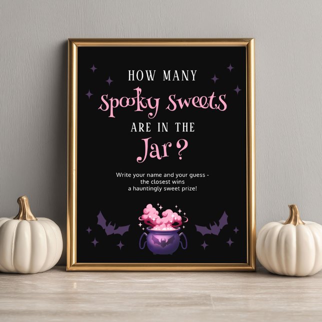 Póster How Many Candies Halloween Baby Shower Game (Subido por el creador)