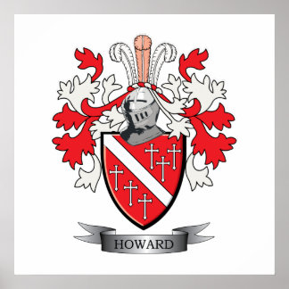 Póster Howard Coat of Arms