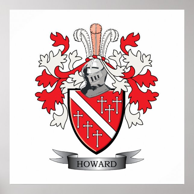 Póster Howard Coat of Arms (Frente)