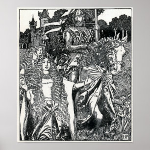 Póster Howard Pyles "King Arthur"