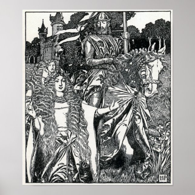 Póster Howard Pyles "King Arthur" (Frente)