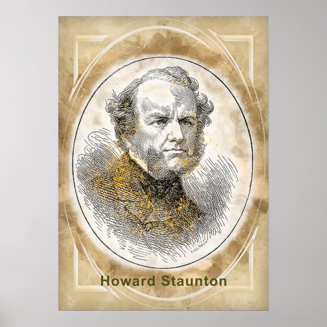 Póster Howard Staunton (Frente)