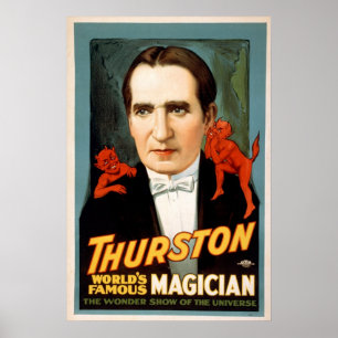 Póster Howard Thurston Magic Advertisement Poster