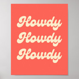 Póster Howdy