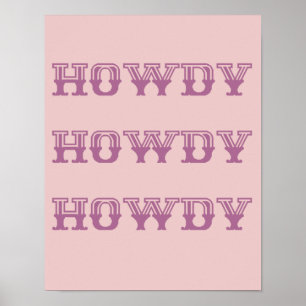 Póster Howdy poster
