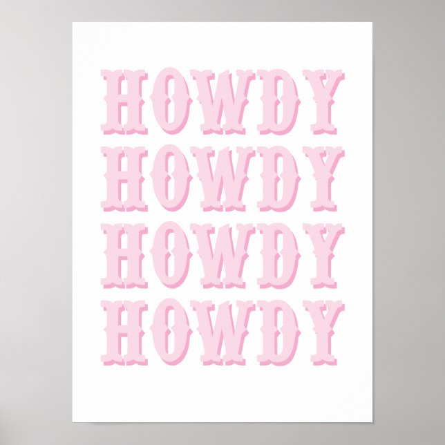 Póster Howdy Poster (Frente)