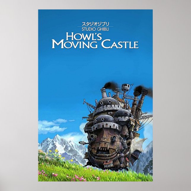 Póster Howl39;s Trasladar Castillo (Frente)