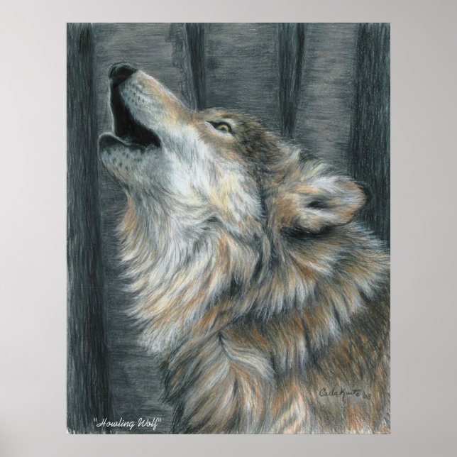 Póster Howling Wolf Poster (Frente)