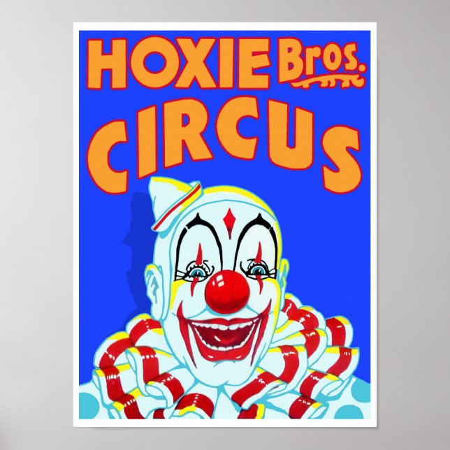 Póster Hoxie Bros. Circo (Frente)