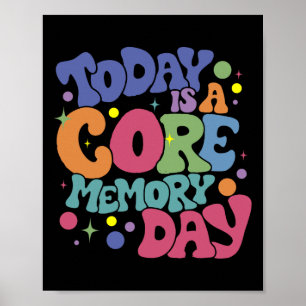 Póster Hoy es el día de la memoria de A-core las emocione