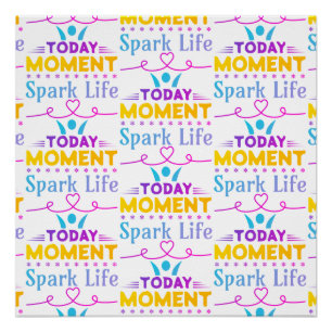 Póster Hoy, momento, vida de chispa