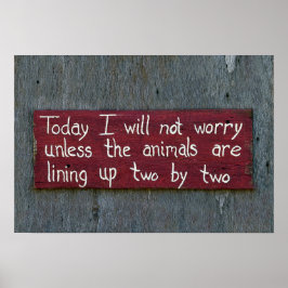 Póster Hoy no me preocuparé