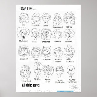 Póster Hoy siento...