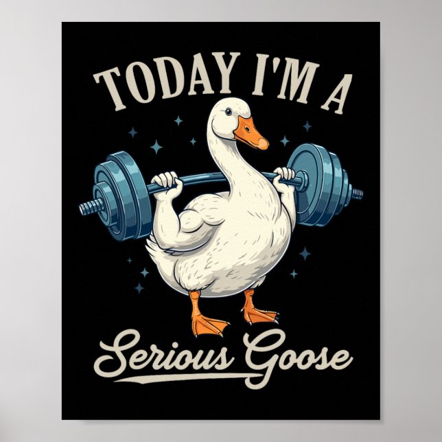 Póster Hoy soy un serio gitano cómico de levantamiento de (Frente)