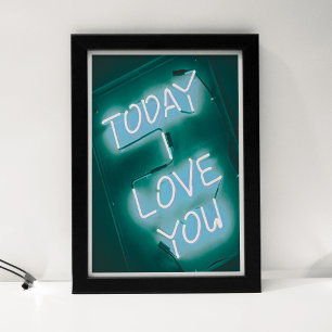 Póster Hoy te amo