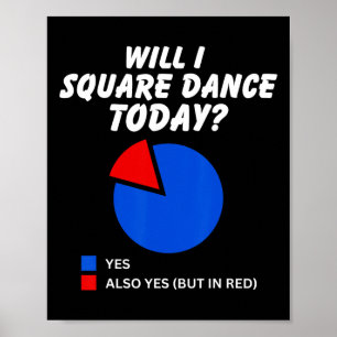 Póster ¿Hoy Voy A Cuadrar El Baile Si El Gráfico De Pie D