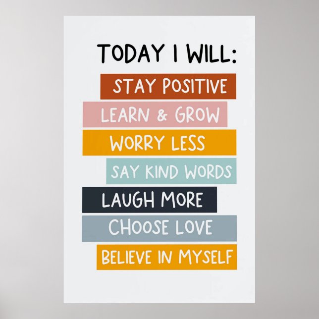 Póster Hoy voy a ser poster (Frente)