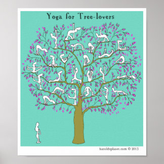 Póster HP2356 "El planeta de Harold" "Yoga para los amant