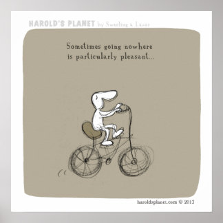 Póster HP5038 "harold's Planet" "Going nowhere"
