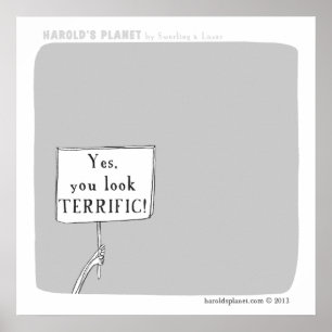 Póster HP5043 "planeta de harold" increíble