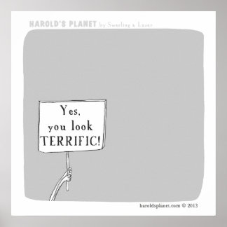 Póster HP5043 "planeta de harold" increíble