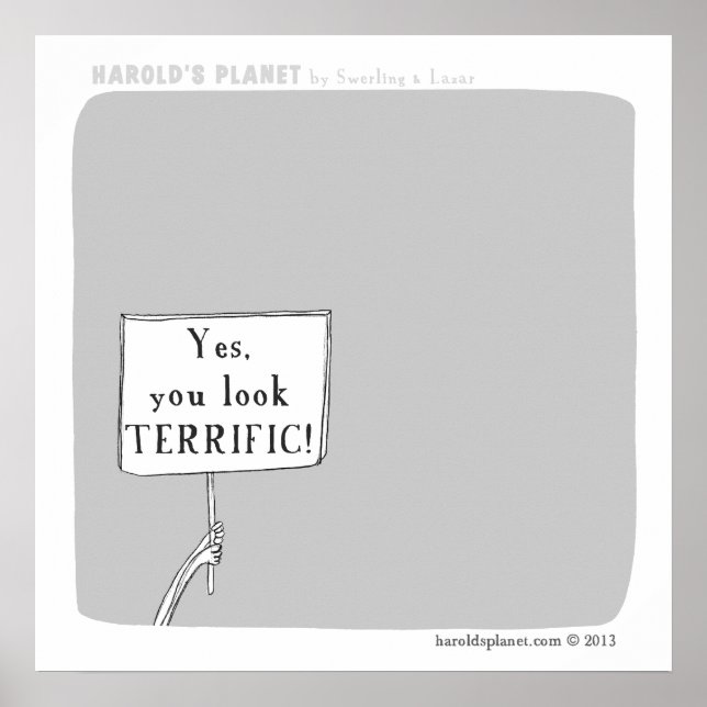 Póster HP5043 "planeta de harold" increíble (Frente)