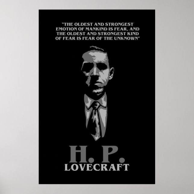 Póster HP Lovecraft (Frente)