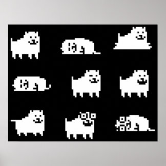 Póster HQ de Annoying Dog Undertale