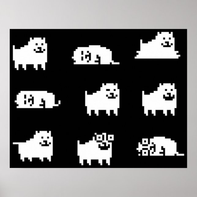 Póster HQ de Annoying Dog Undertale (Frente)