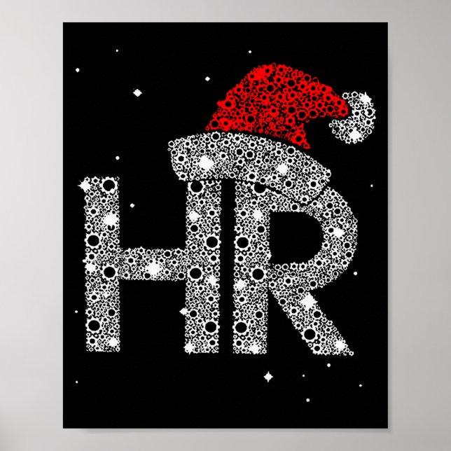 Póster Hr Human Resource Jobs - Funny Christmas Gift  (Frente)