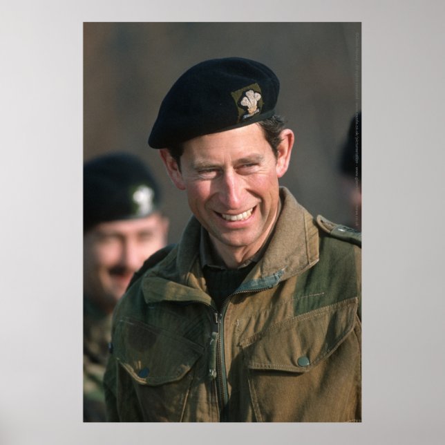 Póster HRH Prince Charles Alemania 1987 (Frente)