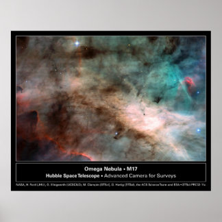 Póster HST Omega Nebula M17