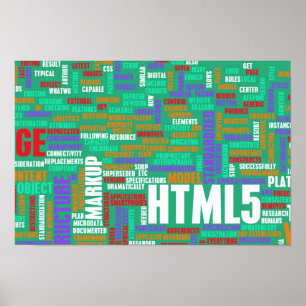 Póster HTML 5 o HTML5