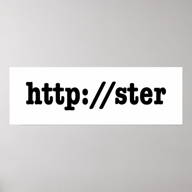 Póster http://ster / html code (Frente)