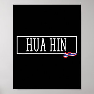 Póster Hua Hin Tailandia Recuerdo Siam Prathet Mujeres Ta