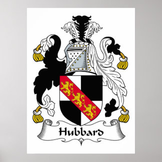 Póster Hubbard Family Crest