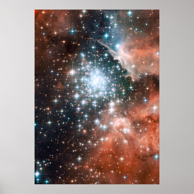 Póster Hubble ACS imagen de NGC 3603 (Frente)