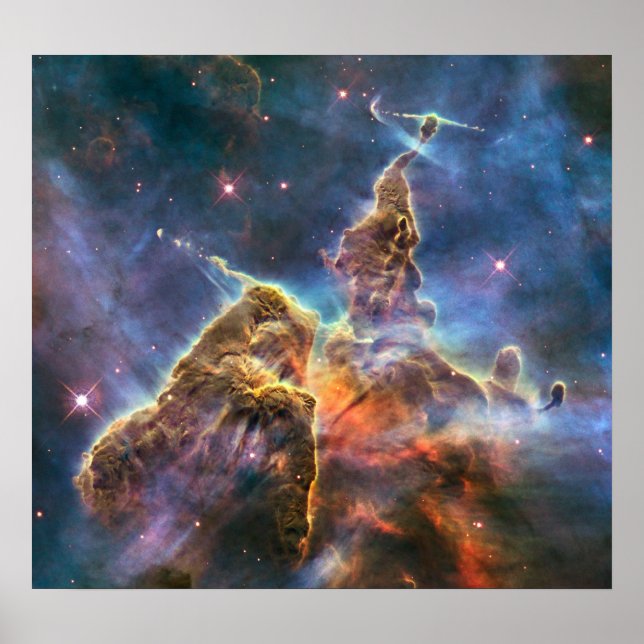 Póster Hubble captura la vista de la 'montaña mística' (Frente)
