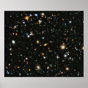 Póster Hubble Deep Field