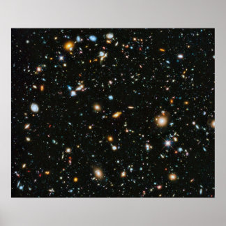 Póster Hubble Deep Field