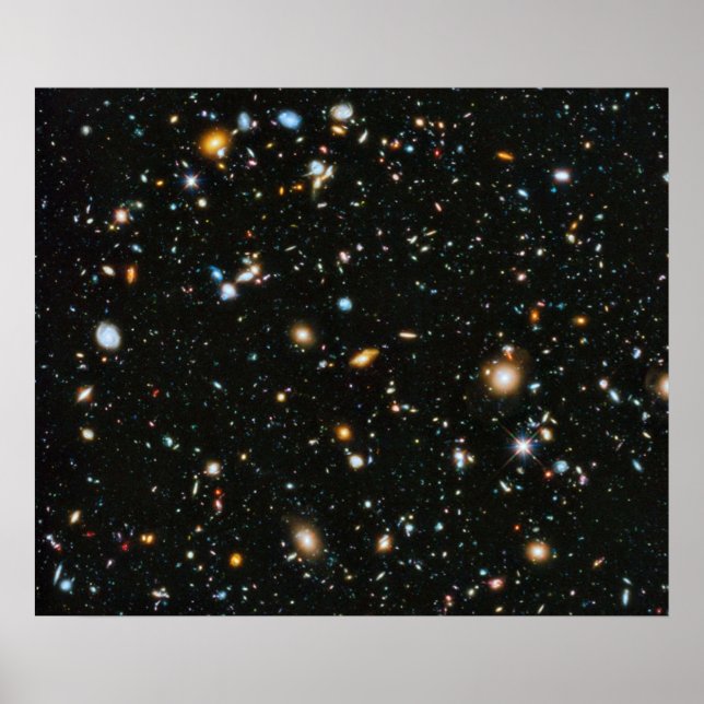 Póster Hubble Deep Field (Frente)