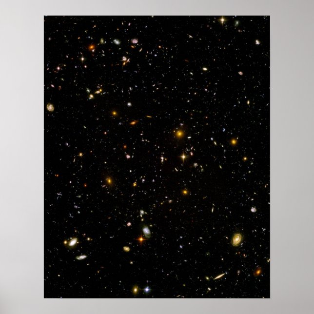 Póster Hubble Deep Field (Frente)