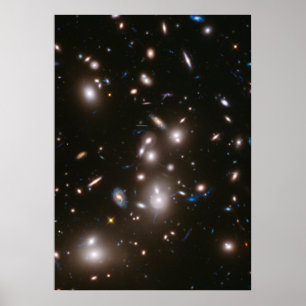 Póster Hubble Frontier Field Abell 2744