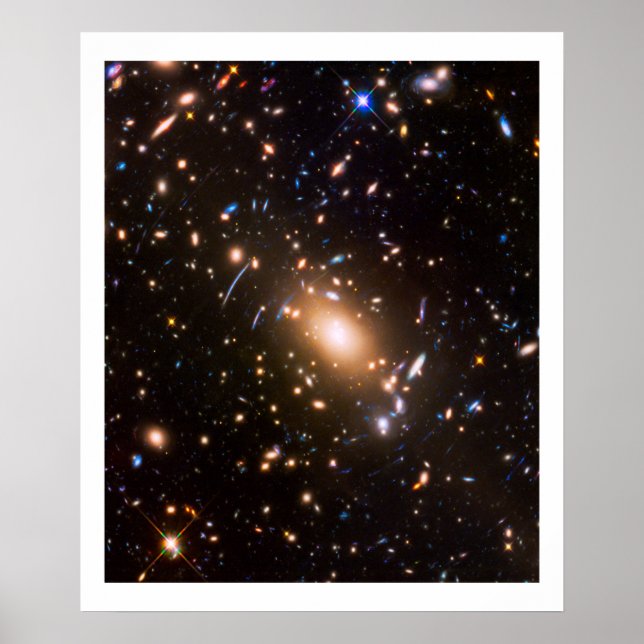 Póster Hubble Frontier Fields (Frente)
