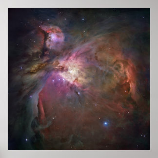 Póster Hubble Panorámica de Orion Nebula
