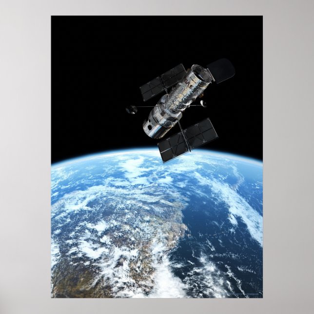 Póster Hubble Space Telescope 18x24 (18x24) (Frente)